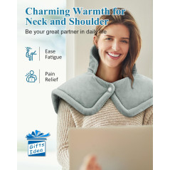 Electric Heating Pad for Neck & Shoulder Relief - Perfect Gift Idea!