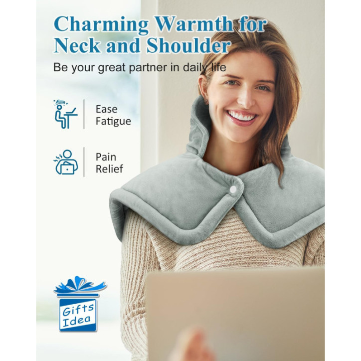 Neck & Shoulder Heating Pad - Electric, Weighted for Pain Relief - Perfect Gift for Mom! Neck & Shoulder Heating Pad - Electric, Weighted for Pain Relief - Perfect Gift for Mom!
