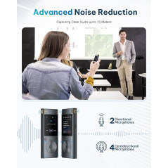 AI Voice Recorder: Secure Offline Recording, 5-Language Transcription