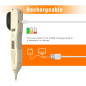 Rechargeable Acupuncture Pen: Electric Acupoint Finder with 3 Heads for Pain Relief & Therapy Rechargeable Acupuncture Pen: Electric Acupoint Finder with 3 Heads for Pain Relief & Therapy