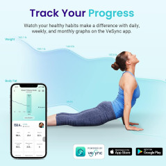 Etekcity Smart Scale: Track Weight & Body Composition - Bluetooth Digital Scale with VeSync App Sync