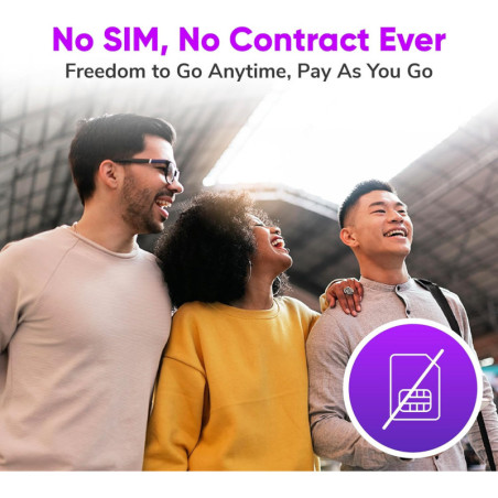 TravelWifi Sapphire 3 : Hotspot WiFi Portable - Restez Connecté dans le Monde Entier! + 4Go Offerts