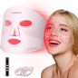 Masque LED Visage Anti-Âge : 4 Modes de Lumière, Rajeunissement à Domicile Masque LED Visage Anti-Âge : 4 Modes de Lumière, Rajeunissement à Domicile