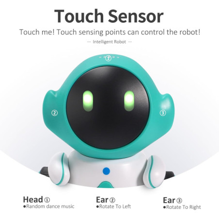 GILOBABY Robot Intelligent: Le Copain Idéal de Votre Enfant! Danse, Chante et Enregistre!