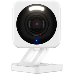 Wyze Cam v4 : Sécurité Intérieure/Extérieure 2.5K QHD, Vision Nocturne Couleur, Audio Bidirectionnel