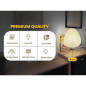 Akari Style Rice Paper Lamp: Dimmable Japanese Lantern for Cozy Japandi Home Decor Akari Style Rice Paper Lamp: Dimmable Japanese Lantern for Cozy Japandi Home Decor
