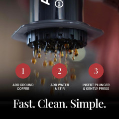 AeroPress Original Coffee Maker â 3-in-1 brew: French press, espresso & full-bodied coffee, portable & grit-free!