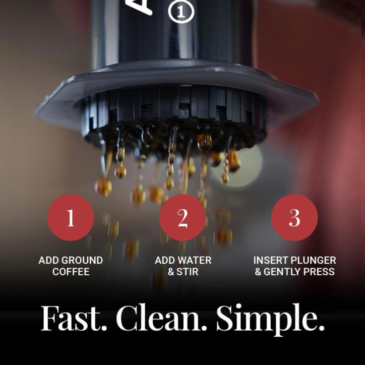 AeroPress Original: Brew French Press, Espresso & More! Grit-Free Coffee, Portable Design AeroPress Original: Brew French Press, Espresso & More! Grit-Free Coffee, Portable Design