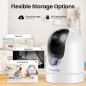 Cinnado 2K Indoor Security Camera: 360° View, 2-Way Audio, & Alexa Ready! Cinnado 2K Indoor Security Camera: 360° View, 2-Way Audio, & Alexa Ready!