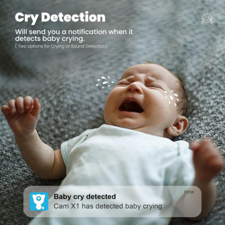 Litokam 2K Security Camera: 360° Coverage, Motion Detection, Perfect for Pets & Baby!