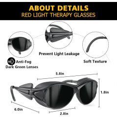 Lunettes de Protection Lumière Rouge & Laser IPL: Confort et Sécurité Oculaire Ultime!
