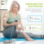 AUVON Stimulateur Musculaire TENS Double Canal: 20 Modes, Soulagement Personnalisé & Electrodes 2/2x4 AUVON Stimulateur Musculaire TENS Double Canal: 20 Modes, Soulagement Personnalisé & Electrodes 2/2x4