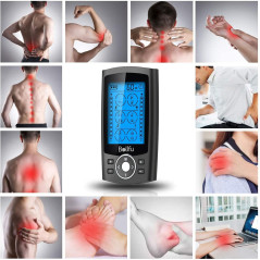 Stimulateur Musculaire Belifu TENS EMS 24 Modes & 10 Electrodes