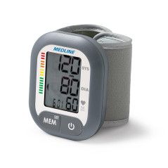 Medline Wrist Blood Pressure Monitor: Accurate, Easy & Portable - Includes Batteries!