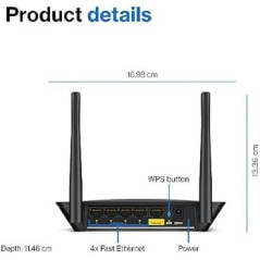 Linksys E5400 AC1200: Routeur WiFi Double Bande Rapide et Sécurisé pour Toute la Maison
