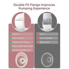 Momcozy M5 Wearable Breast Pump: Hands-Free, Baby-Like Comfort, 3 Modes, 2-Pack