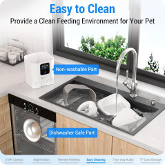 Distributeur Automatique Chat 2K Caméra 5G WiFi & Vision Nuit