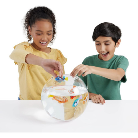 Robo Alive Poisson Robotique: 2 Pack Changeant de Couleur (Turquoise + Orange) - LAventure Aquatique Ultime!