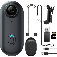 128GB FHD 1080P Mini Body Camera – Portable Wearable Action Cam