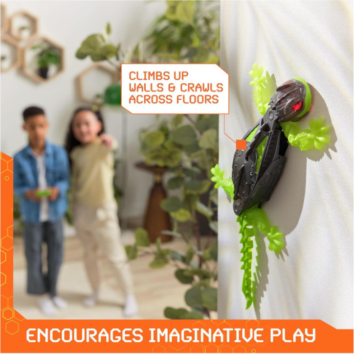 HEX BOTS Gecko Grimpeur: Robot Télécommandé Rechargeable - LAmi des Enfants (4+) pour des Farces Épiques! HEX BOTS Gecko Grimpeur: Robot Télécommandé Rechargeable - LAmi des Enfants (4+) pour des Farces Épiques!