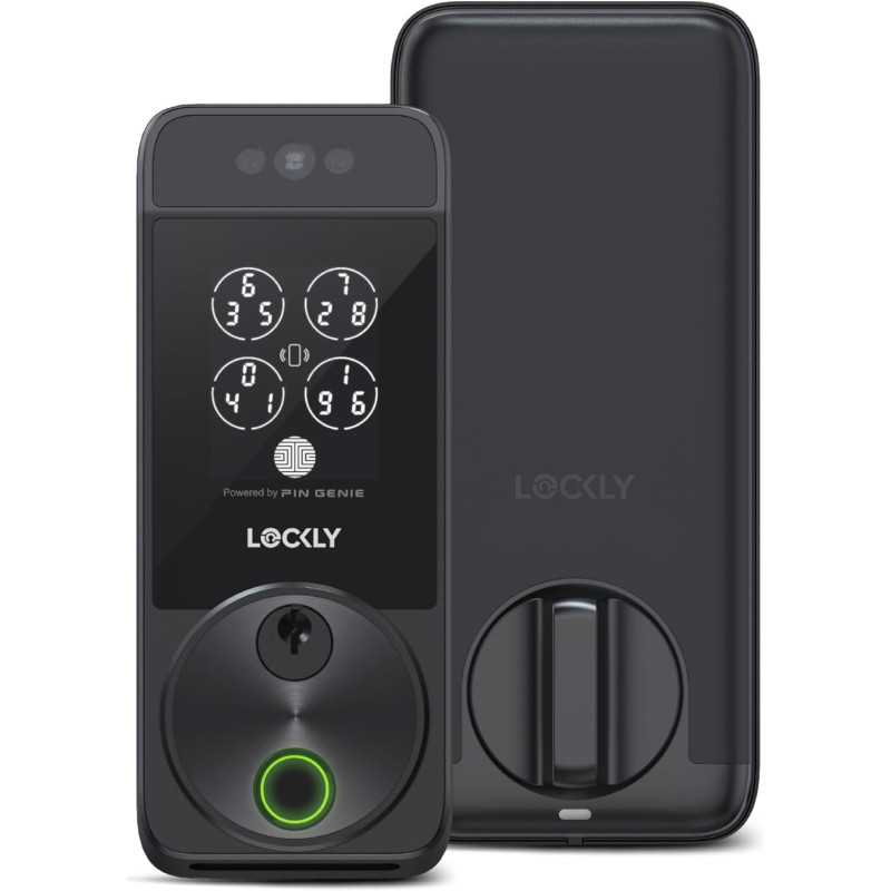Lockly Visage Zeno Smart Lock: Facial Recognition & Wi-Fi Deadbolt