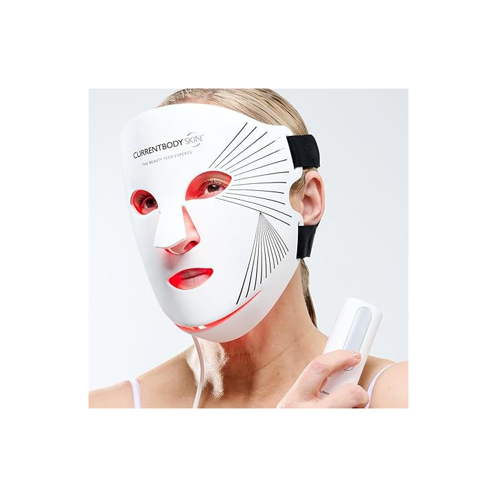 Masque LED CurrentBody Skin Series 2: Rajeunissement Avancé, Peau Visiblement Plus Jeune