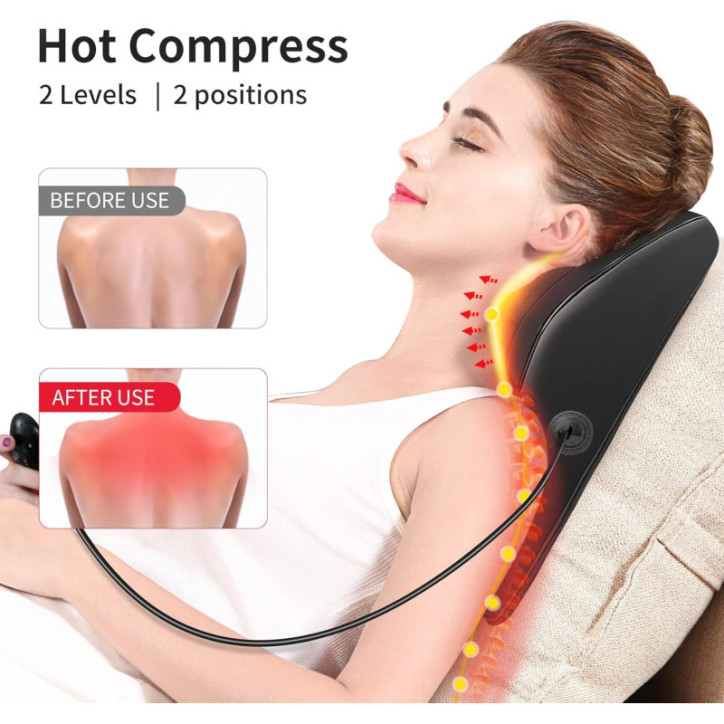 Boriwat Heated Back Massager: 3D Kneading for Neck, Shoulders & Legs - FSA/HSA Approved! Boriwat Heated Back Massager: 3D Kneading for Neck, Shoulders & Legs - FSA/HSA Approved!
