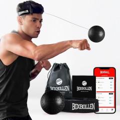Boxbollen® Boxing Reflex Ball – Améliore Réflexes & Agilité