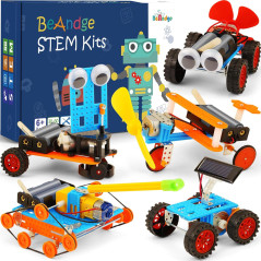 Kit STEM 5-en-1 pour Enfants : Robotique, Sciences, et Créativité ! Idée Cadeau Garçon 6-14 ans