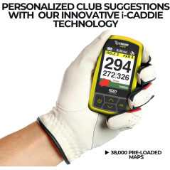 Izzo Swami 6000 GPS Golf Portable – Étanche, 38 000 Parcours