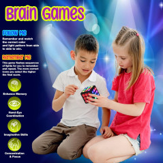 Electronic Brain Memory Cube - Fun Handheld Game Gift for Kids 6-12+