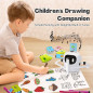 Robot Dessinateur Éducatif RIVGOT: 150 Cartes, Voix Interactive, Jouet Montessori 3-8 ans! Robot Dessinateur Éducatif RIVGOT: 150 Cartes, Voix Interactive, Jouet Montessori 3-8 ans!