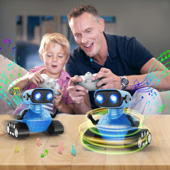 Hamourd Robot Jouet Enfants 5+ Rechargeable avec LED Dance