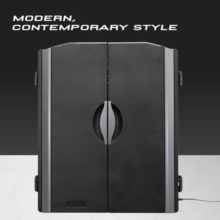 Arachnid Titanium 5400 Electronic Dartboard Set with Cabinet: Level Up Your Game!
