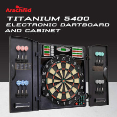 Cible électronique Arachnid Titanium 5400 avec armoire noire