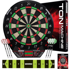Winmau Ton Machine Electronic Soft Tip Dart Board with 90+ Games & Digital Scoreboard