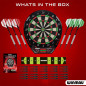 Winmau Ton Machine Soft Tip Dartboard: 90+ Games, Digital Scoreboard, Dart Set - 8 Player Fun! Winmau Ton Machine Soft Tip Dartboard: 90+ Games, Digital Scoreboard, Dart Set - 8 Player Fun!