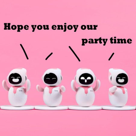 Eilik Pink Interactive Robot Pets – Cute Toys with Games & Emotions