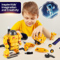 Kit de Construction Solaire STEM 120 Pièces: Robots Éducatifs pour Enfants 8-14 Ans Kit de Construction Solaire STEM 120 Pièces: Robots Éducatifs pour Enfants 8-14 Ans