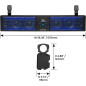Barre Sonore Bluetooth Amplifiée BOSS Audio BRT26RGB - Étanche IPX5, Multicolore, Idéale ATV/UTV/Golf Barre Sonore Bluetooth Amplifiée BOSS Audio BRT26RGB - Étanche IPX5, Multicolore, Idéale ATV/UTV/Golf