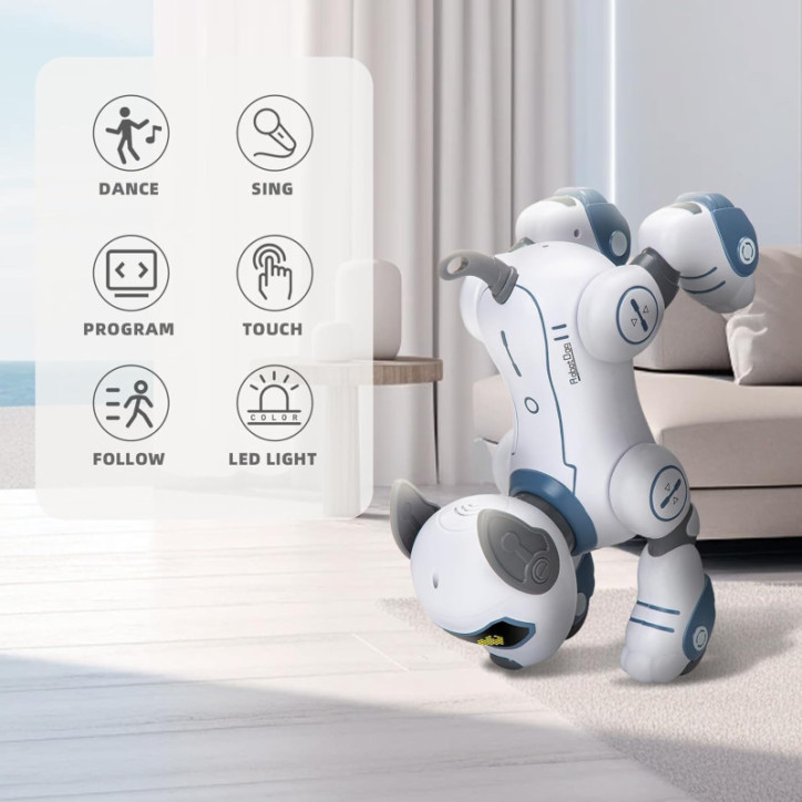 Interactive Robot Dog Toy: Remote Control Puppy That Sings, Dances & Does Tricks! Perfect Gift for Kids Ages 3-8 Interactive Robot Dog Toy: Remote Control Puppy That Sings, Dances & Does Tricks! Perfect Gift for Kids Ages 3-8