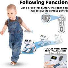 Interactive Robot Dog Toy: Remote Control Puppy That Sings, Dances & Does Tricks! Perfect Gift for Kids Ages 3-8