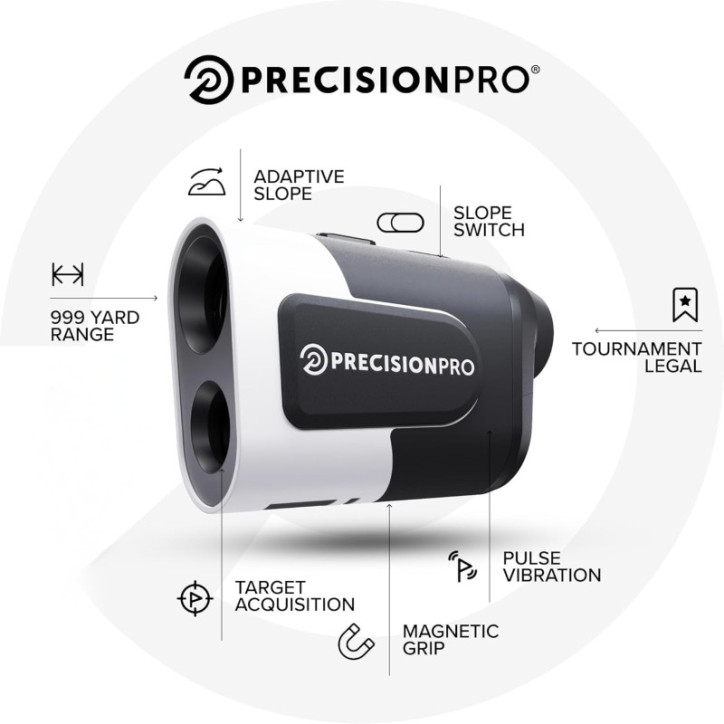 Precision Pro NX9 Golf Rangefinder: Pinpoint Accuracy with Slope & Magnetic Mount! Precision Pro NX9 Golf Rangefinder: Pinpoint Accuracy with Slope & Magnetic Mount!