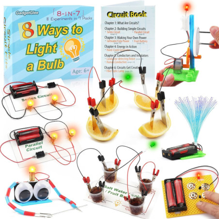 Electric Circuit Kit for Kids: STEM Learning Toy for Budding Engineers (Ages 8-12)