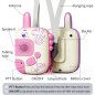 Unicorn Walkie Talkies for Girls - 2 Pack Kids Toys, Birthday & Christmas Gifts Ages 3-10, Great for Camping & Outdoor Fun! Unicorn Walkie Talkies for Girls - 2 Pack Kids Toys, Birthday & Christmas Gifts Ages 3-10, Great for Camping & Outdoor Fun!