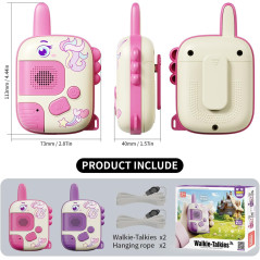 Unicorn Walkie Talkies for Girls - Birthday & Christmas Gift 2 Pack