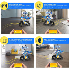 Robot STEM Programmable avec App & Télécommande - Kit de Construction Éducatif 8-16 ans - Apprends en Tamusant !