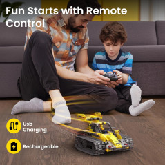 Kit Robot Sillbird 5-en-1 STEM avec Télécommande - 488 pcs