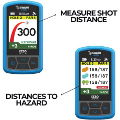 Izzo Swami 6000 Golf GPS - Waterproof, Color Display & Scorekeeper
