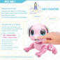 Chien Robot Télécommandé Rose BIRANCO: Le Cadeau Interactif STEM Parfait pour Enfants (3-8 ans)